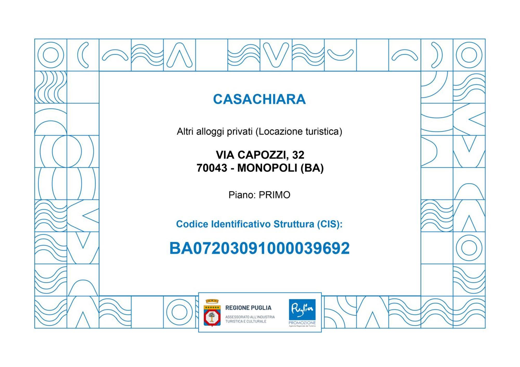 Casachiara Holidays Monopoli Bagian luar foto